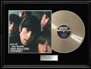 THE ROLLING STONES OUT OF OUR HEADS LP SILVER METALIZED RECORD RARE NON RIAA