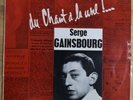 Du chant a la une   SERGE GAINSBOURG 25CM LP 33 t. 1958 ORIGINAL B 76 447 BIEM