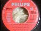 45T. Johnny HALLYDAY. BO : LES CHEVALIERS Du ciel  label rouge