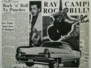 Ray Campi Rockabilly Lives  SIGNED 1975 Rockabilly US Rollin' Rock LP 004