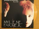 MYLÈNE FARMER  Maxi 45T DÉSENCHANTÉE VINYLE ORANGE MARBRÉ