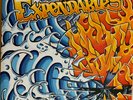 THE EXPENDABLES   THE EXPENDABLES - RED + BLUE VINYL 2 LP, NEVER PLAYED - RARE