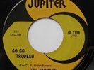 CANADA  Ex LES SINNERS Go Go Trudeau (PIERRE not JUSTIN) 1968 GARAGE 45