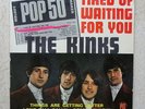 EP - THE KINKS - ' TIRED OF WAITING ' -  Rare France Vogue PNV 24132 SUPERB