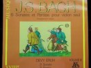 Bach: Sonata No. 3 / Partita No. 3 - Devy Erlih **Original Disques Ades ED1 LP**