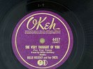 BILLIE HOLIDAY 78 THE Very Thought Of You OKEH 4457 great copy E+ listen MP3