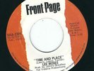 Soul / Funk Lee Moses FRONT PAGE 2301 Time and place / I can't take no chances ?