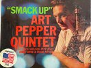 RARE JAZZ LP ART PEPPER QUINTET SMACK UP OG US CONTEMPORARY STEREO NO DG S7602