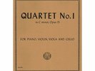 Fauré, Gabriel - Piano Quartet No 1 in c minor, Op 15 - Violin, Viola,