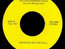 KILLER WARREN WAID AND HIS MUSICAL SAW Never played Michigan Private press 45