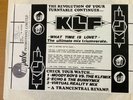 KLF - *RARE* w/l PROMO with press sheet WTIL 'Bunnymen' remix KLF 004Y