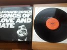 LEONARD COHEN - SONGS OF LOVE AND HATE  UK VINYL  S 69004 CBS 1971 A3/B3  MINT