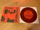 The Germs - Lexicon Devil Fanclub Reissue Red Vinyl 7” Punk Record Slash Darby