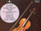 DECCA PFS 4265 UK - JOSEF SAKONOV - GREAT VIOLIN ENCORES - NM