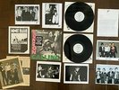 THE CLASH LONDON CALLING WHITE LABEL PROMO + 2 HYPE STICKERS + PRESS KIT  PHOTOS