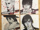 Generation X King Rocker x 4 Coloured Vinyl Ltd Ed Billy Idol/Tony J/Bob M/MarkL