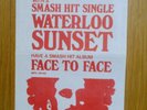 THE KINKS *  POP-ART FLIER FOR 'WATERLOO SUNSET' JUNE 1967 * EX