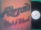 POISON lp FLESH AND BLOOD argentina ID# 30078 1990 PROMO WHITE LABEL EMI 10079 a
