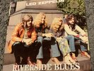 Led Zeppelin Riverside Blues - Rare 12” Vinyl - Blue Coloured