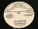 78 RPM Elvis Presley ALL SHOOK UP rock n roll RE RCA WLP nm-