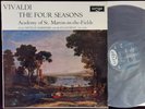 LOVEDAY MARRINER VIVALDI THE FOUR SEASONS LP OVAL ARGO ZRG 654 1G/1G UK ED1