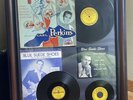 Carl Perkins usa lp 78 plus  sleeve ep sous cadre expo import us