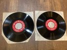 2 Seeburg 1000 INDUSTRIAL Red Christmas Music Library Records 16 2/3 RPM