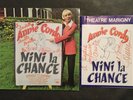 VINYLE 33 TOURS ANNIE CORDY - NINI LA CHANCE + L'ALBUM DU SPECTACLE / DEDICACER