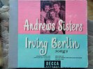 ANDREWS SISTERS - Irving Berlin Songs 3 x 78 rpm discs (A++, IN ALBUM)