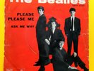 THE BEATLES (45 RPM - ITALY) QMSP 16346 - PLEASE PLEASE ME  (VERY FIRST EDITION)