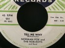 The Rob Roys Tell Me Why/Audrey Original VG++