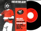 ROLLING STONES MICK JAGGER & THE DESTROYERS FIVE BY FIVE ALIVE BLACK EP VINYL