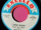 SLIM HARPO - I Need Money / Little Queen Bee - Near Mint 45 rpm - Excello 2246