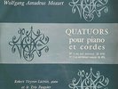 RARE LP VERYON LACROIX TRIO PASQUIER QUATUOR POUR PIANO MOZART OG FR BAM LD 057