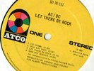 AC/DC LET THERE BE ROCK ALBUM ,LP ONLY NO COVER