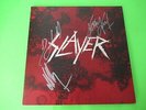 SIGNED AUTOGRAPHED BY 3 KING HANNEMAN LOMBARDO SLAYER WORLD PAINTED IN BLOOD LP