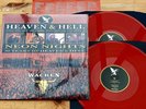 HEAVEN & HELL Dio Iommi Neon Lights x2 RED VINYL LP Black Sabbath Live At Wacken