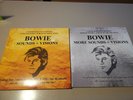 DAVID BOWIE SOUNDS & VISIONS 10 INCH DOUBLES GOLD + SILVER VINYL ALBUMS