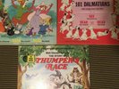 Walt Disney's 101 DALMATIANS /ROBIN HOOD /THUMPERS RACE  DISNEY LLP-305 LLP 365