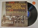THELONIOUS MONK ORCHESTRA  at TOWN HALL, 1959 Original, Vinyl LP