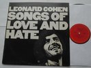 CANADA  NM- LEONARD COHEN Songs of Love and Hate '70s FOLK LP