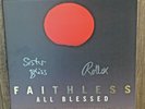 Faithless - All Blessed. LP SIGNED