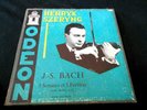 HENRYK SZERYNG/BACH 3 SONATES  3 PARTITAS/VIOLON/RARE ODEON 122-123-124/FRENCH
