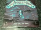 Metallica Ride The Lightning metal Elektra Megaforce 1984 LP VINYL Metal