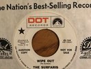 THE SURFARIS - WIPE OUT / SURFER JOE, DOT 45-144, WLP 45 RPM, 1963, RARE PROMO