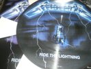METALLICA RIDE THE LIGHTNING LP VINYL  PICTURE DISC WITH DIE-CUT COVER