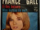 ?45T SP FRANCE GALL PRESSAGE ALLEMAND (PHILIPS 373 631) ET DES BAISERS