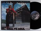 STEVIE RAY VAUGHAN Soul To Soul EPIC LP VG++ promo  