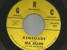ROCKABILLY SURF INSTRO bw COUNTRY - IRA ALLEN -  RENEGADE  -HEAR -1962 G.R.C.