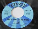 Northern Soul 45-JASON-I Can't Take It No More/Clear Eyes M-S LBL  228-DETROIT